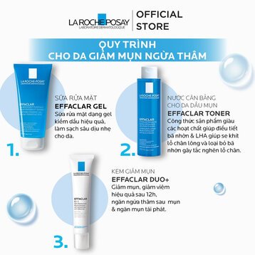 Bộ Đôi La Roche-Posay Giảm Mụn Và Ngừa Thâm Trong 12H Effaclar Duo Plus 40ml + Effaclar Purifying Foaming Gel 50ml 3 Chăm Sóc Cơ Thể vinaba.vn Bộ Đôi La Roche-Posay Giảm Mụn Và Ngừa Thâm Trong 12H Effaclar Duo Plus 40ml + Effaclar Purifying Foaming Gel 50ml 3 - Ảnh 2